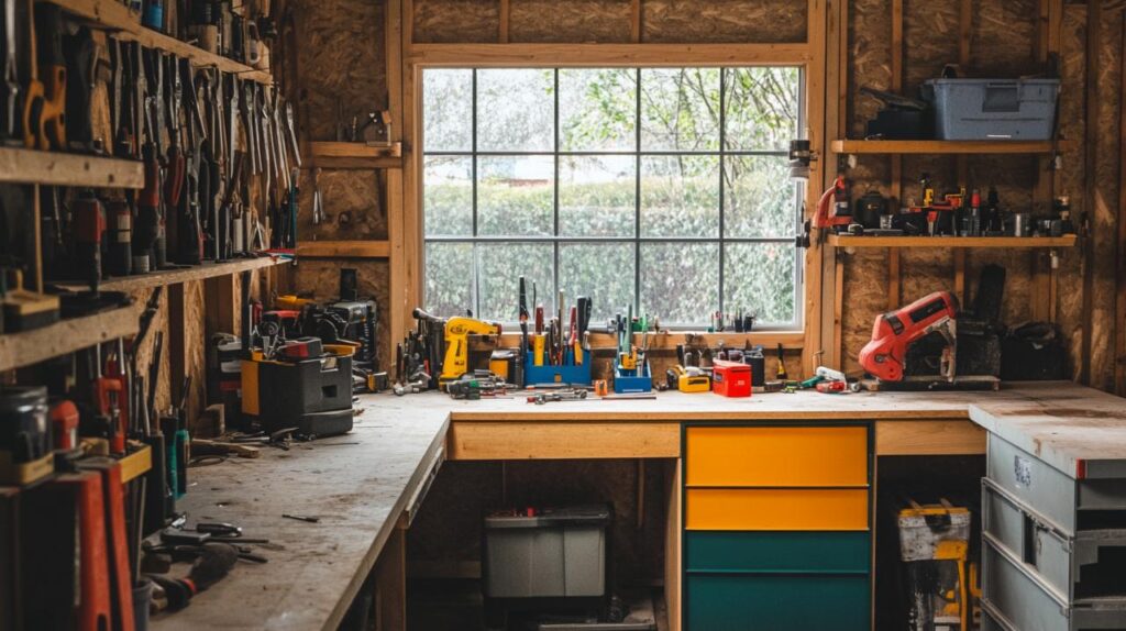 Cómo lograr la mejor organización: optimiza el almacenamiento de tu taller de bricolaje usando cajas y carros móviles