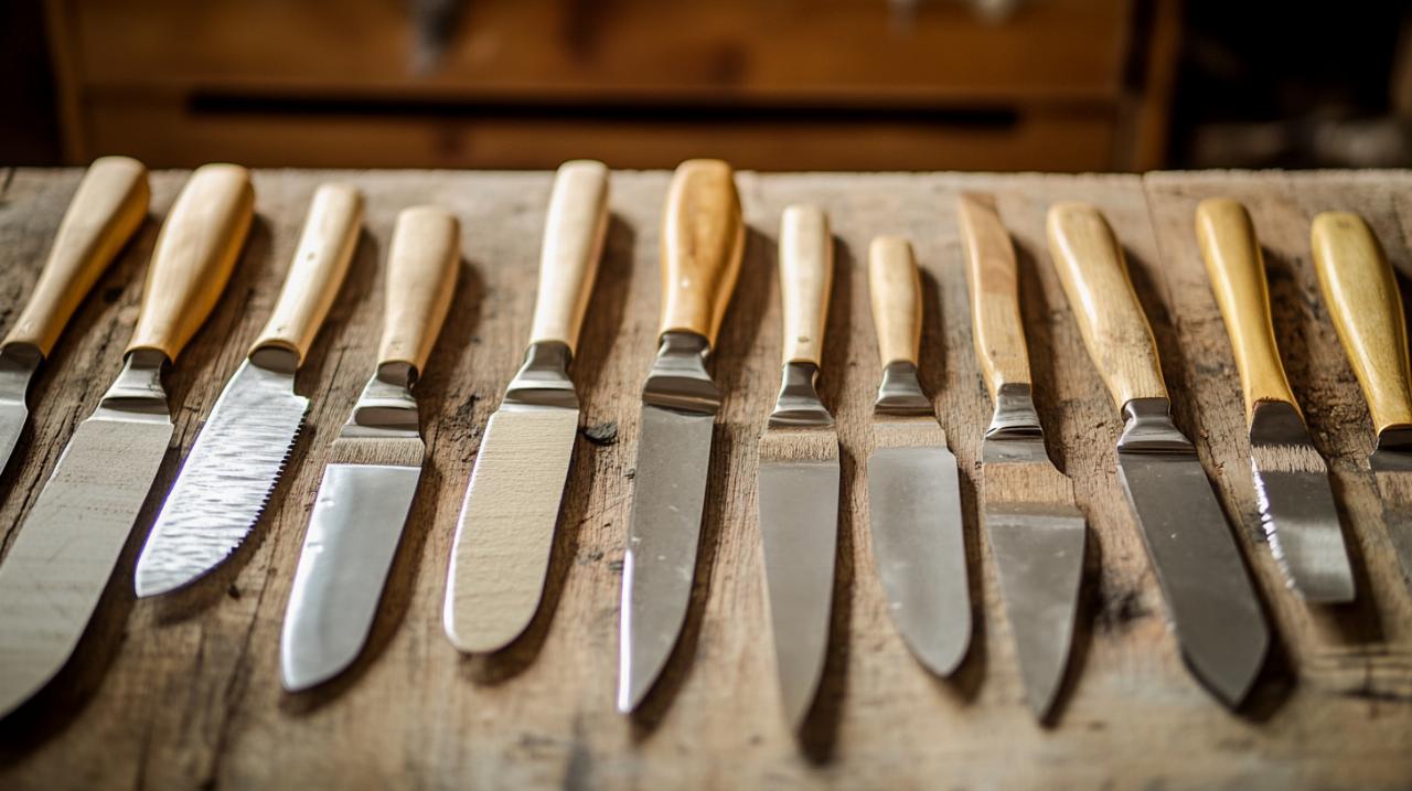 Todo sobre espátulas para enlucido de yeso: tipos de materiales (acero inoxidable, plástico, goma) y recomendaciones profesionales basadas en opiniones de Leve Plaque